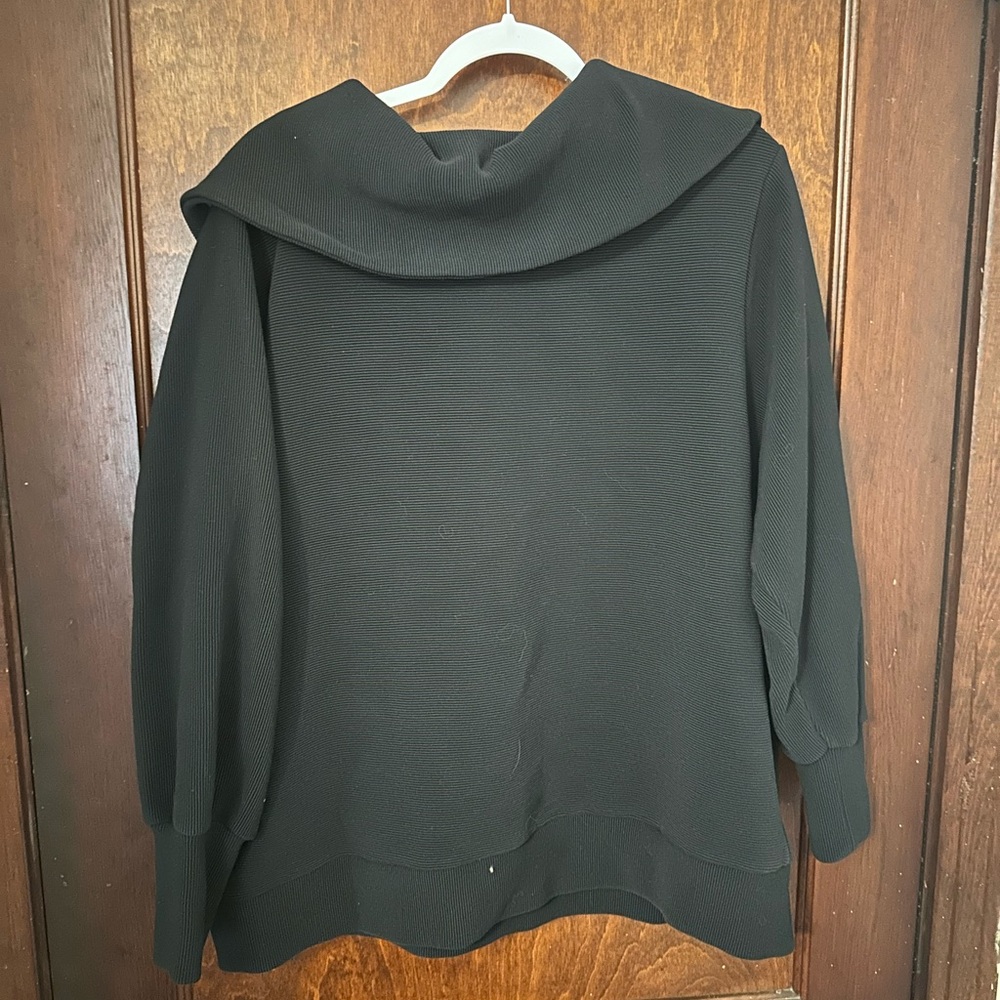 Varley Vine Pullover Sweatshirt in Black Size 1X - Picture 3 of 5
